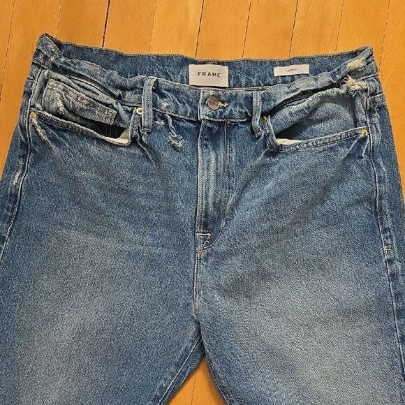 Frame Denim Blue Ankle & Cropped Jeans - Picture 6 of 12